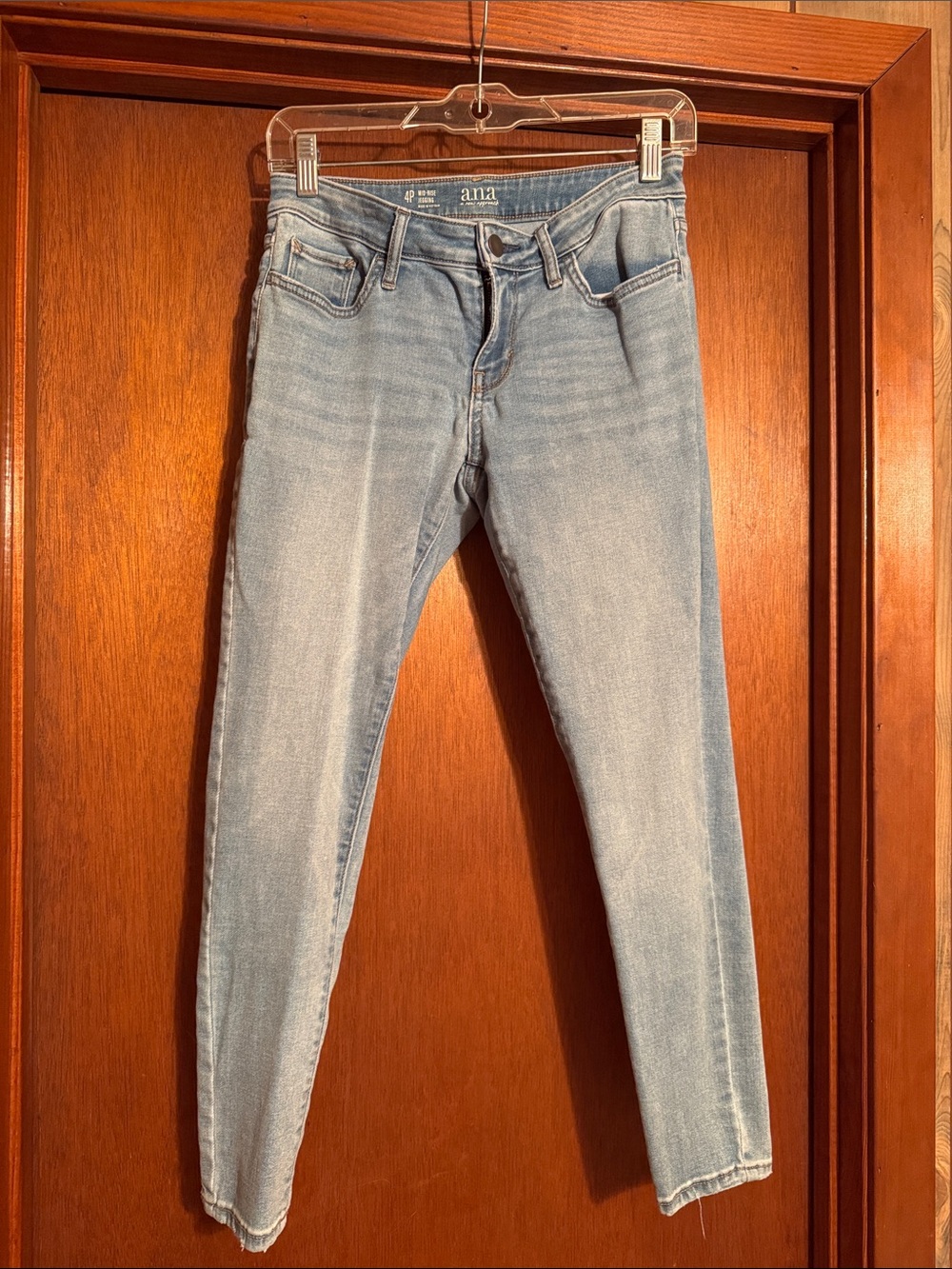 a.n.a Light Blue Skinny Jeans - Faded Wash